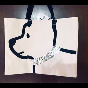 “Unique Tote “Design Dog with Silver Collar
